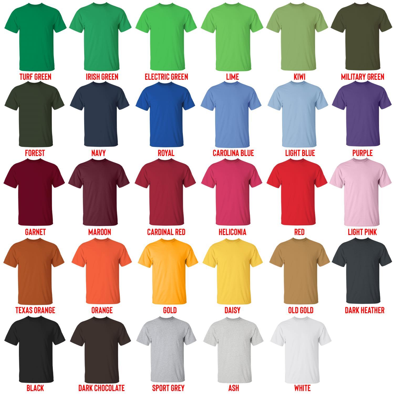 t shirt color chart - Kaiju No. 8 Shop