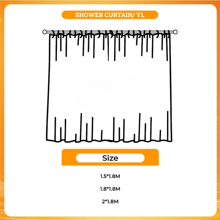 3D shower curtain - Kaiju No. 8 Shop
