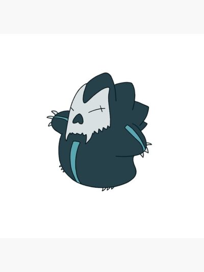 Alternative view of Kaiju No. 8 Chibino Kaiju Form Throw Pillow