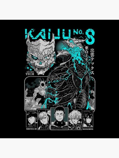 Alternative view of Kaiju No. 8 Kafka Hibino Hot Design Throw Pillow
