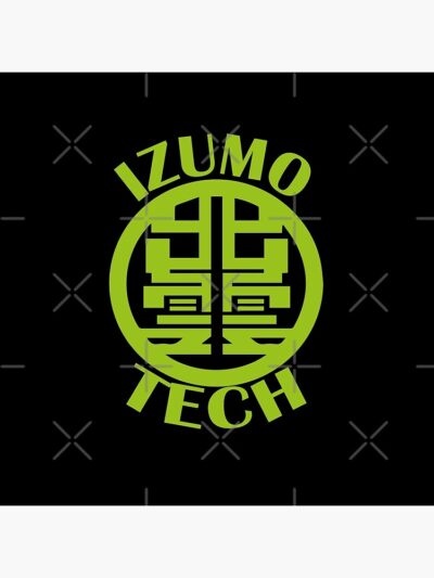 Alternative view of Kaiju No. 8 Izumo Tech Throw Pillow
