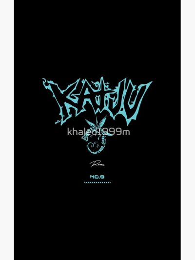 Alternative view of Kaiju No.8 Unique Logo Shower Curtain