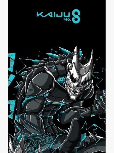 Alternative view of Kaiju No. 8 Kafka Hibino Monster Form Shower Curtain