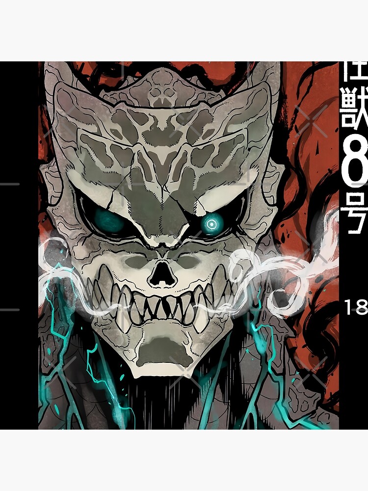Kaiju No. 8 Scary Face Of Monsters 99 Eights 0 Tapestry - Image 2