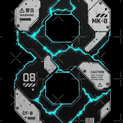 Alternative view of Industrial Number Eight Techwear Neon Tote Bag