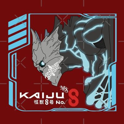 Alternative view of Anime Kaiju 8 Silhouette Design Tote Bag