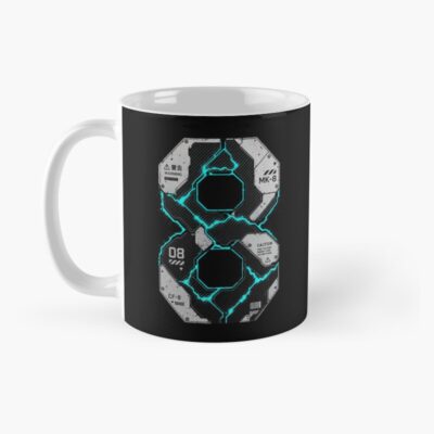 Alternative view of Kaiju No. 8 Industrial Number Eight Techwear Neon Mug