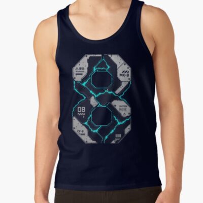 Industrial Number Eight Techwear Neon Tank Top