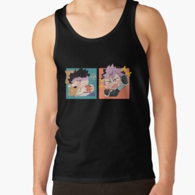 Alternative view of Chibi Captain Gen Narumi Kaiju No.8 Tank Top