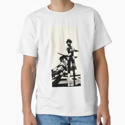 Alternative view of Hoshina Soshiro Mina Ashiro Kaiju 8 T-shirt