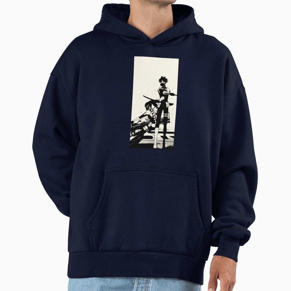 Hoshina Soshiro Mina Ashiro Kaiju 8 Hoodie - Image 5