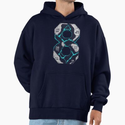 Industrial Number Eight Techwear Neon Hoodie