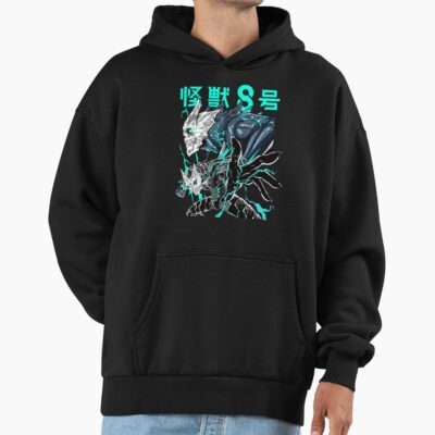 Alternative view of Human Fortress Kafka Hibino Kaiju No.8 Hoodie