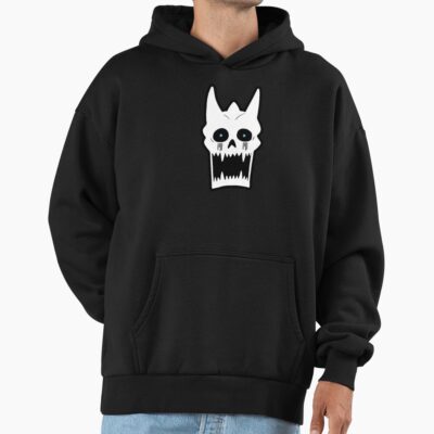 Alternative view of Kaiju 8 Chibi Monster Face Hoodie