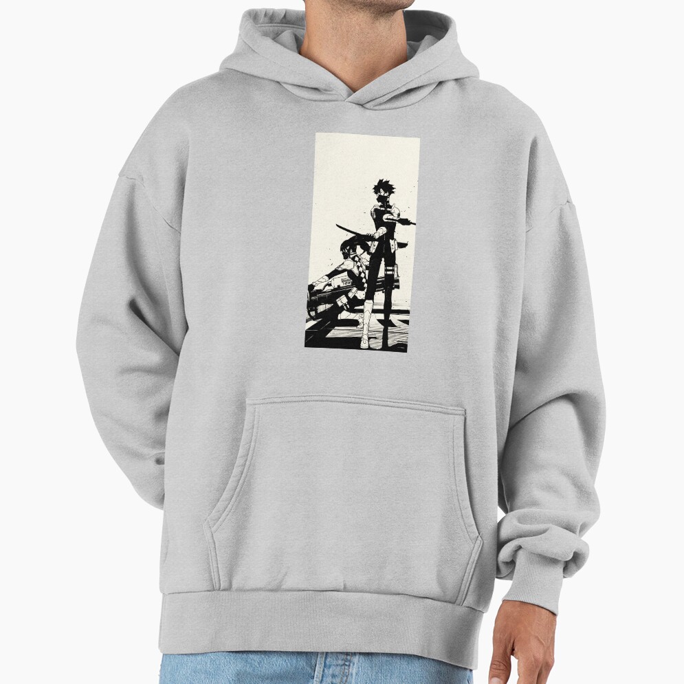 Hoshina Soshiro Mina Ashiro Kaiju 8 Hoodie - Image 4