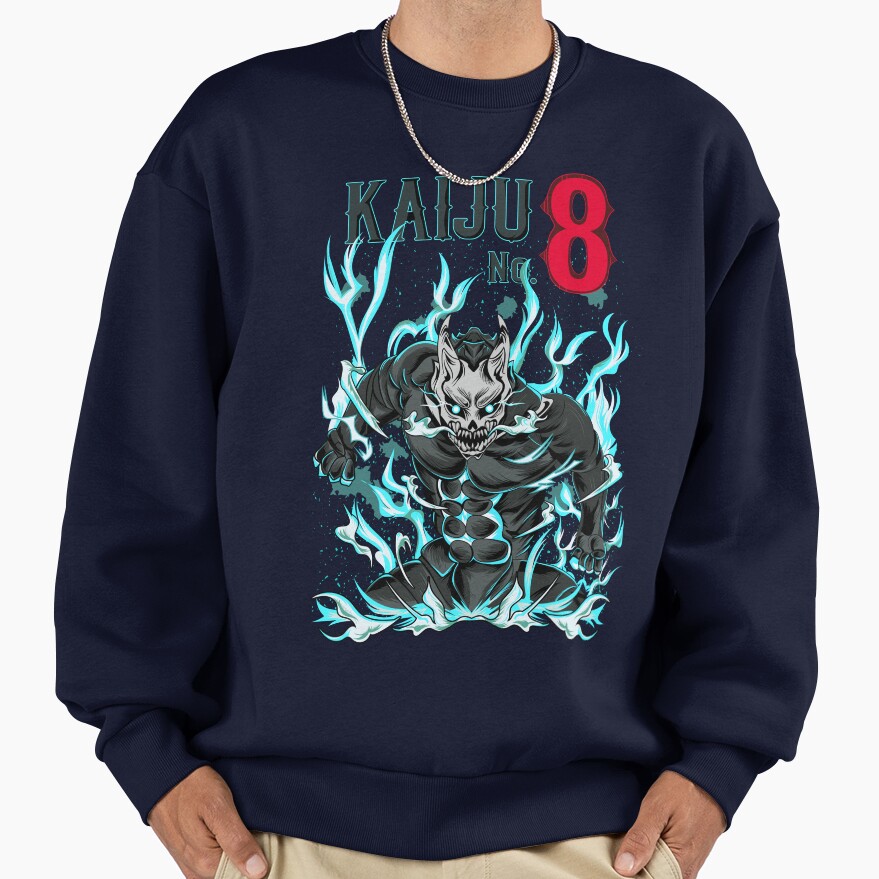 Cool Kaiju No.8 Kafka Hibino Kaiju Sweatshirt - Image 5