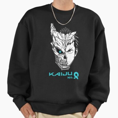 Alternative view of Kafka Hibino Half Kaiju Face Sweatshirt