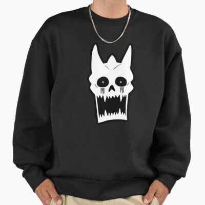 Alternative view of Kaiju 8 Chibi Monster Face Sweatshirt