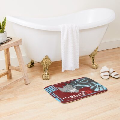 Alternative view of Anime Kaiju 8 Silhouette Design Bath Mat