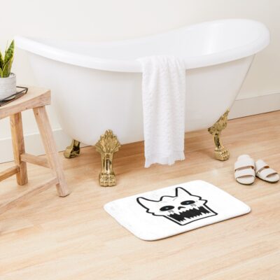 Alternative view of Kaiju 8 Chibi Monster Face Bath Mat