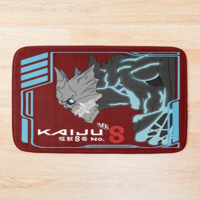 Anime Kaiju 8 Silhouette Design Bath Mat