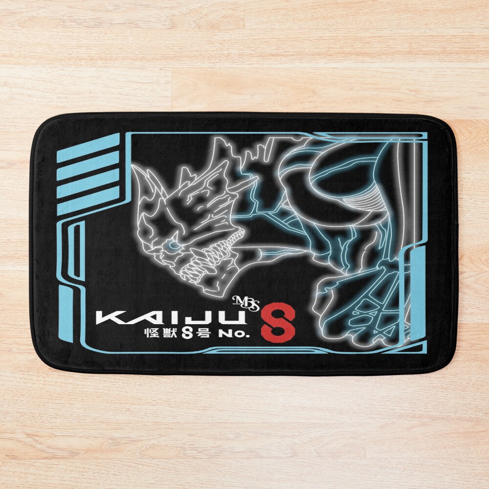 Led Design Inspired By The Anime Kaiju No. 8 Bath Mat