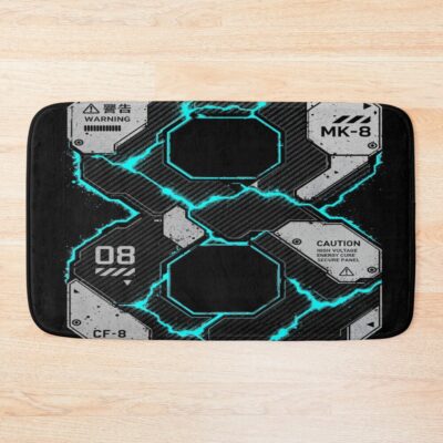 Industrial Number Eight Techwear Neon Bath Mat