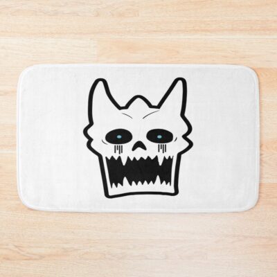 Kaiju 8 Chibi Monster Face Bath Mat