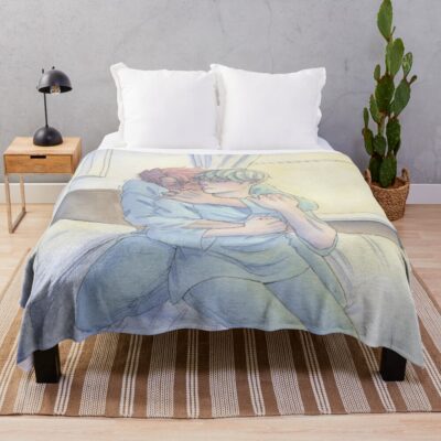 Kaiju No. 8 Gen Narumi And Reno Ichikawa Throw Blanket