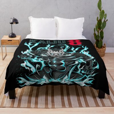 Kaiju No. 8 Human Fortress Throw Blanket