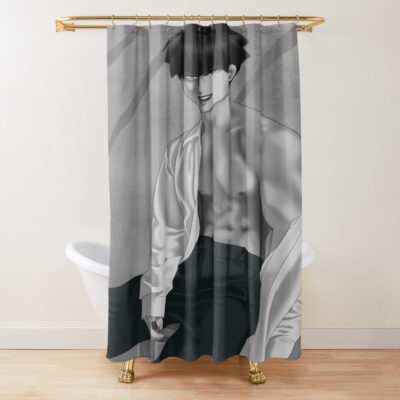 Hoshina Soshiro Captain Visits Photoshoot Shower Curtain