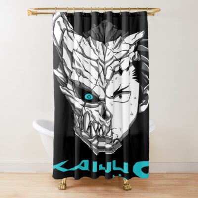 Kaiju No. 8 Kafka Hibino Half Kaiju Face Shower Curtain