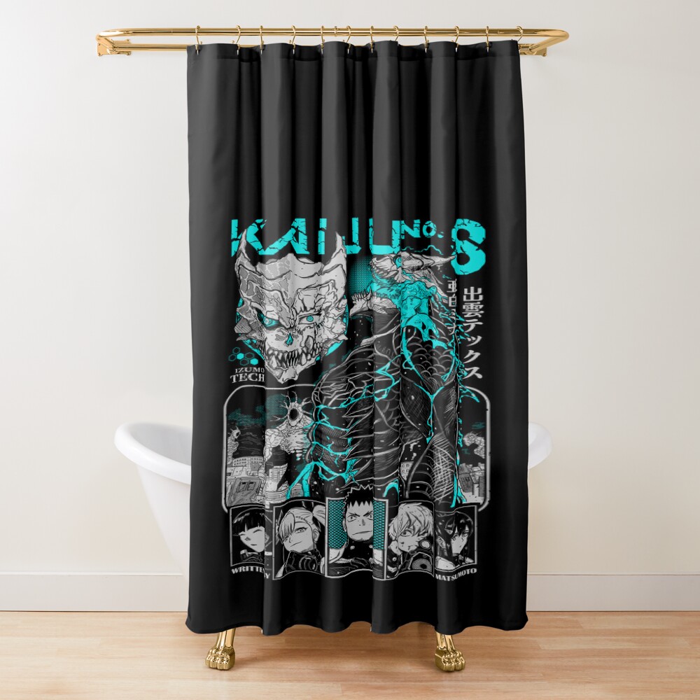 Cool Kaiju No. 8 Kafka Hibino Shower Curtain