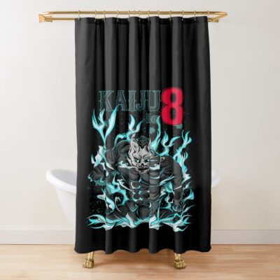 Kaiju No. 8 Human Fortress Shower Curtain