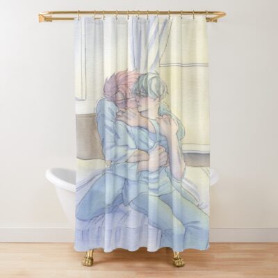 Kaiju No. 8 Reno Ichikawa And Gen Narumi Shower Curtain
