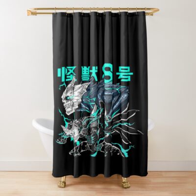 Human Fortress Anime Kaiju No. 8 Shower Curtain