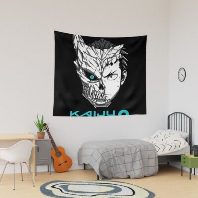 Kaiju No. 8 Kafka Hibino Half Kaiju Face Tapestry