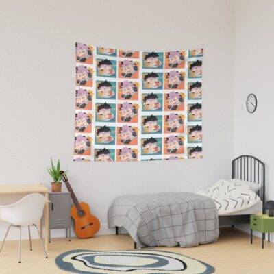 Kaiju No. 8 Chibi Captain Gen Narumi Tapestry