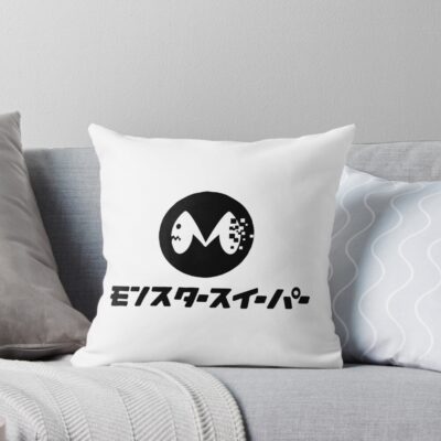 Kaiju No 8 Monster Sweeper Inc Throw Pillow