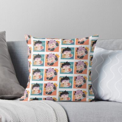 Kaiju No. 8 Chibi Captain Gen Narumi Throw Pillow